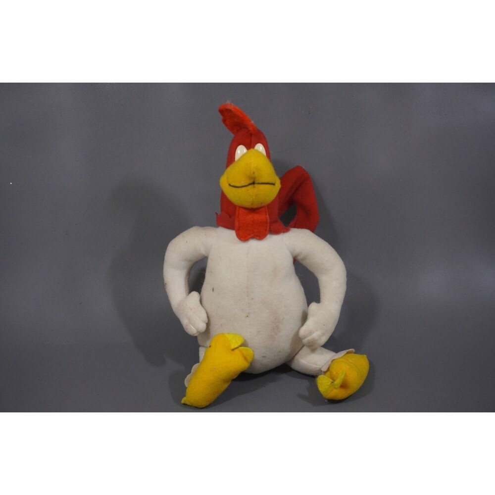 Vintage Looney Tunes Foghorn Leghorn Plush Stuffed Character 1994 Applause 8 In.